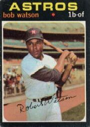 1971 Topps Baseball Cards      222     Bob Watson
